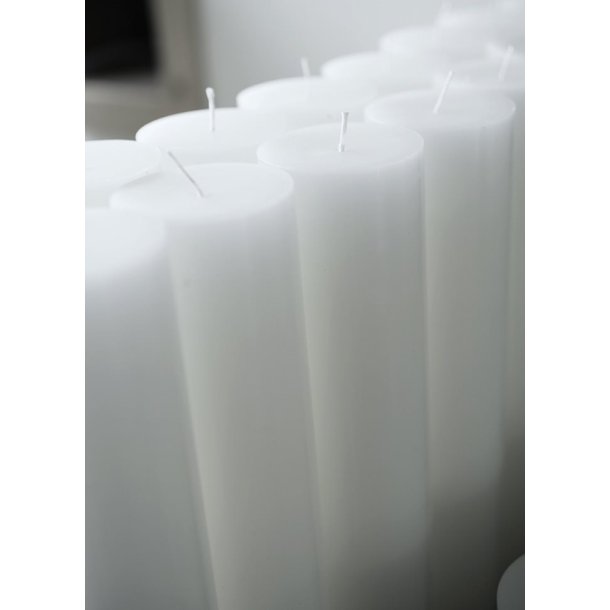 KUNSTINDUSTRIEN HVIDT BLOKLYS �-5CM/H-15CM