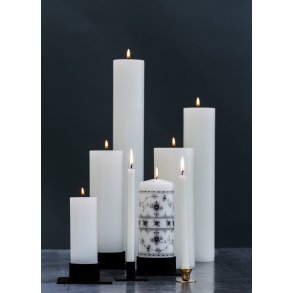  KUNSTINDUSTRIEN HVIDT BLOKLYS �-6CM/H-20CM