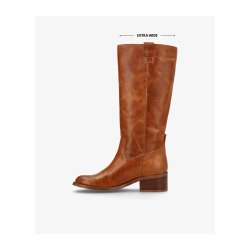 PHENUMB MARTINA LONG WIX COGNAC LEATHER - PB-D07-MARTIEW