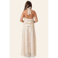 BYIC KAJAIC LONG SKIRT OFF WHITE LACE - A2592