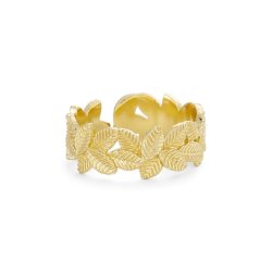PURE BY NAT DAHLIA RING W. LEAVES - 48298