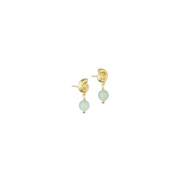 PURE BY NAT GOLD SHELLA EARRING - 45912