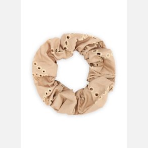 SUI AVA FLORAL BRODERIE SCRUNCHIE SALTED CARAMEL - SA2601174