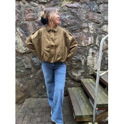VERO MODA HAZEL FAUX BOMBER JAKKE MILLITARY OLIVE- 10353230