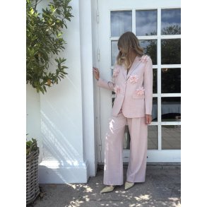 YAS MIMI FLOWER BLAZER ROSE SMOKE - 26040464