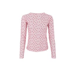 Black Colour Annie rose dot mesh bluse - 3846