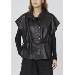 LOVE & DIVINE L�DER VEST SORT - LOVE1293