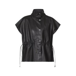 LOVE & DIVINE L�DER VEST SORT - LOVE1293