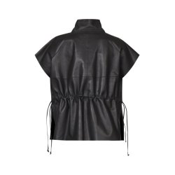 LOVE & DIVINE L�DER VEST SORT - LOVE1293