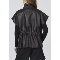 LOVE & DIVINE L�DER VEST SORT - LOVE1293