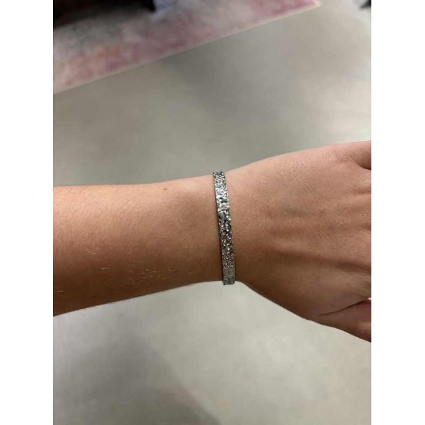 WOLFF JEWELRY RUSTIC BANGLE SILVER - 1200