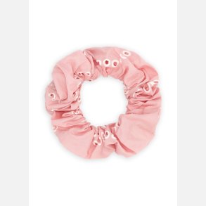 SUI AVA FLORAL BRODERIE SCRUNCHIE STRAWBERRY - SA2601176