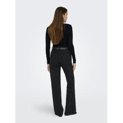 ONLY JUICY HW WIDE BLACK DENIM REA670 -15338858