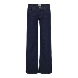 ONLY JUDY-O LW DARK BLUE DENIM WIDE DNM RINSE TAI966 - 15366764