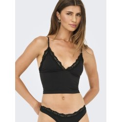 ONY LVICKY LACE SINGLET V-NECK ACC BLACK - 15354407 
