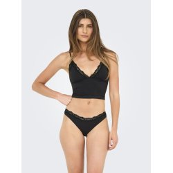 ONLY VICKY LACE THONG 2-PACK BLACK - 15354513 