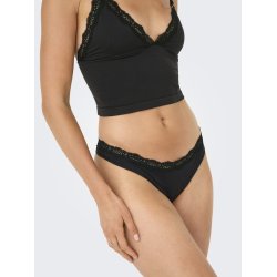 ONLY VICKY LACE THONG 2-PACK BLACK - 15354513 