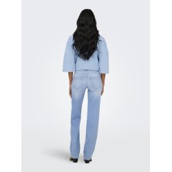 ONLY BLUSH MID STRAIGHT LIGHT BLUE DENIM - 15365460