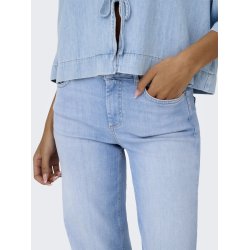 ONLY BLUSH MID STRAIGHT LIGHT BLUE DENIM - 15365460