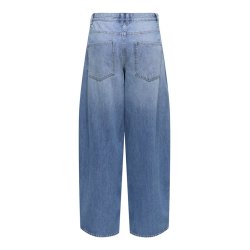 ONLY TAYLOR HW BARREL JEANS MEDIUM BLUE - 15367620
