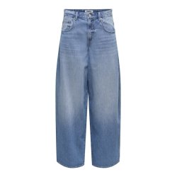 ONLY TAYLOR HW BARREL JEANS MEDIUM BLUE - 15367620