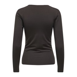 ONLY LONE LIFE L/S KNOT TOP CHOCOLATE TORTE - 15379511