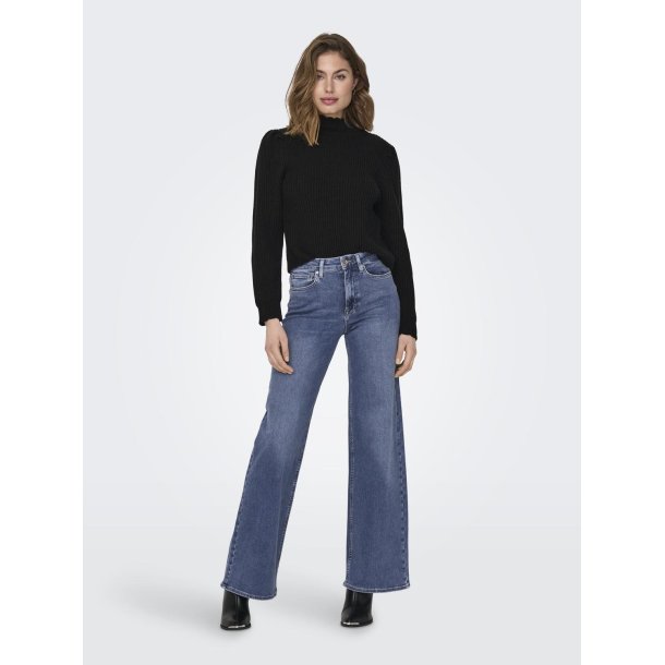  ONLY MADISON BLUSH HW WIDE MEDIUM BLUE DENIM - 15282980