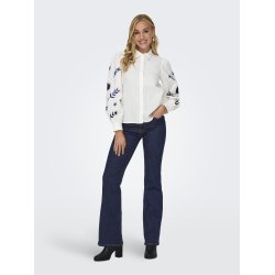  ONLY WAUW DARK BLUE DENIM FLARED RINSE - 15230472