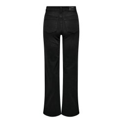 ONLY MADISON BLUSH HW WIDE WASHED BLACK DENIM - 15299796