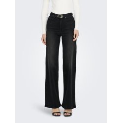 ONLY MADISON BLUSH HW WIDE WASHED BLACK DENIM - 15299796