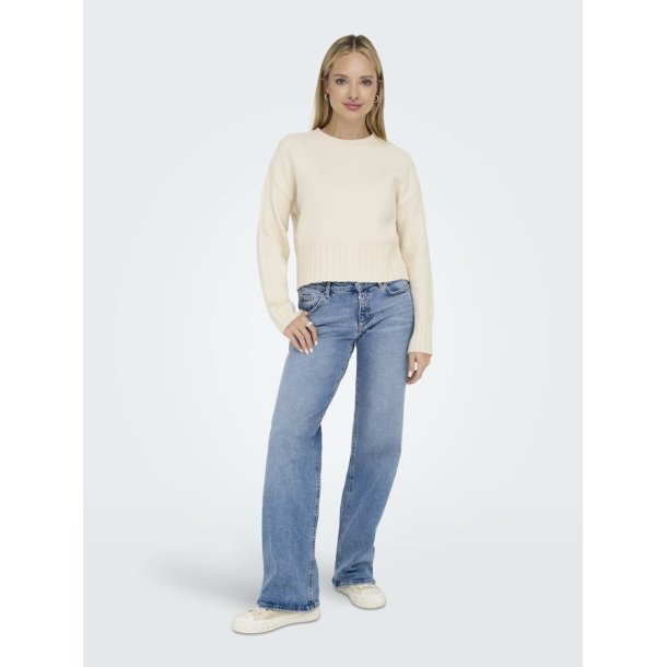  ONLY JUICY LOW WAIST  WIDE LEG LIGHT BLUE DENIM REA365 - 15280466