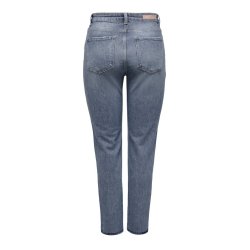 ONLY EMILY STRETCH HW ST AK DNM DOT321 SPECIEL BLUE GREY DENIM - 15283928