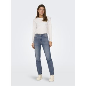 ONLY EMILY STRETCH HW ST AK DNM DOT321 SPECIEL BLUE GREY DENIM - 15283928