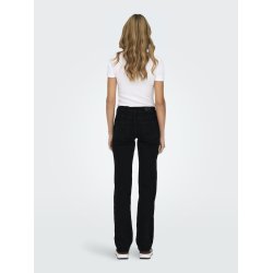 ONLY BLUSH MID STRAIGHT BLACK DENIM - 15330777