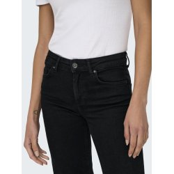ONLY BLUSH MID STRAIGHT BLACK DENIM - 15330777