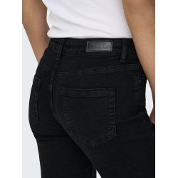 ONLY BLUSH MID STRAIGHT BLACK DENIM - 15330777