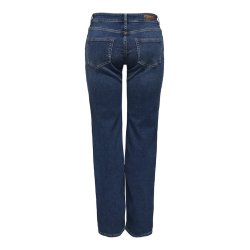 ONLY BLUSH MID STRAIGHT DNM TAI021 DARK BLUE DENIM - 15344167
