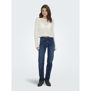 ONLY BLUSH MID STRAIGHT DNM TAI021 DARK BLUE DENIM - 15344167