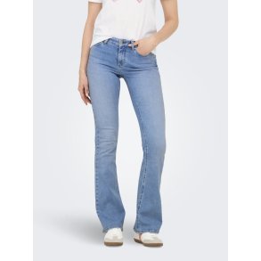 ONLY BLUSH MID FLARED SPECIAL BRIGHT BLUE DENIM - 15281251