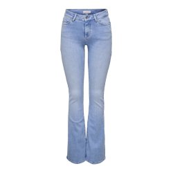 ONLY BLUSH MID FLARED SPECIAL BRIGHT BLUE DENIM - 15281251