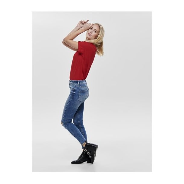  ONLY MOSTER HIGH RISK RED T-SHIRT - 15106662