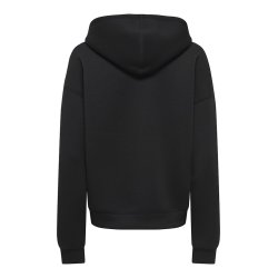 ONLY NAOMI TWO-WAY ZIP HOODIE BLACK- 15383142