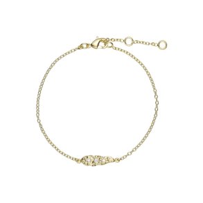 PURE BY NAT IRIS BRACELET OBLONG PANDANT G/B - 40696