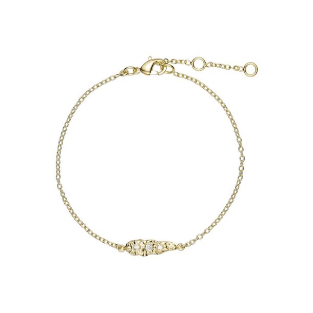 PURE BY NAT IRIS BRACELET OBLONG PANDANT G/B - 40696