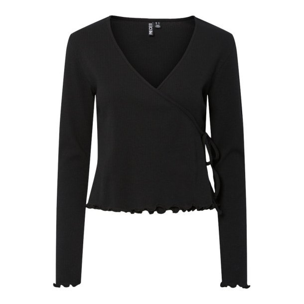PIECES KITTE V-NECK WRAP TOP SORT - 17163784