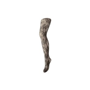 PIECES RANE JACQUARD TIGHTS HOT FUDGE - 17161318