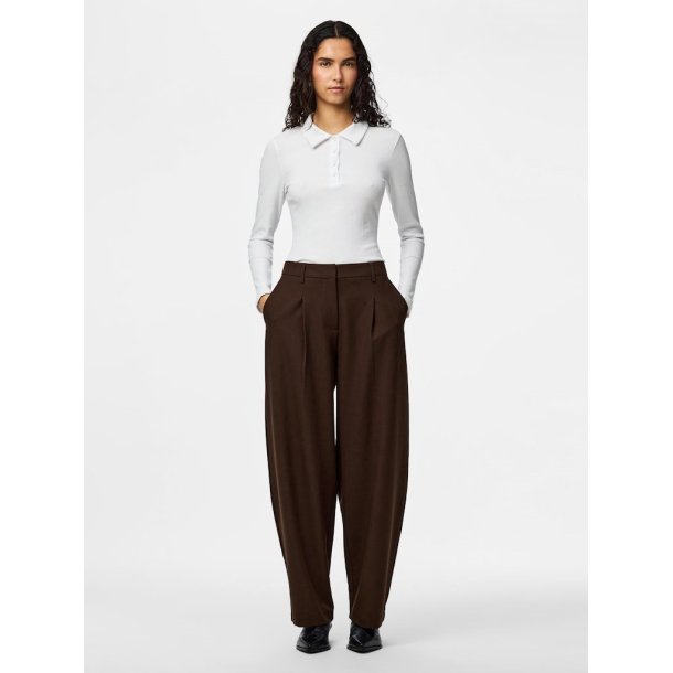 PIECES BOSELLA HOT FUDGE MW BARREL PANTS - 17167143