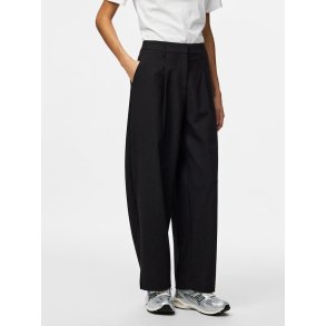 PIECES BOSELLA MW BARREL PANTS BLACK - 17167143 