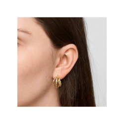 PURE BY NAT WILLOW TRIPLE HOOP EARRINGS G/B - 45968