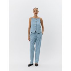 SOFIE SCHNOOR DENIM VEST LIGHT BLUE - S252115